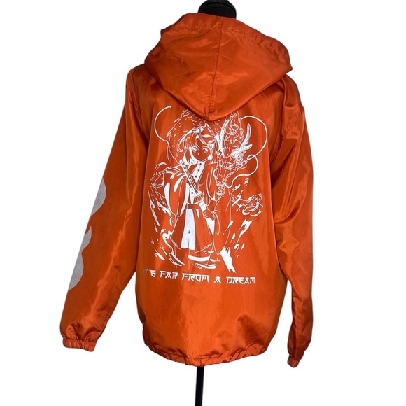 Valeza Lifestyle Anime Streetwear Lightweight Jacket Size Medium - Picture 5 of 8